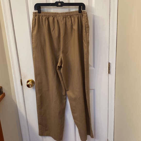 Wide Leg Linen/Rayon Pants - Picture 2 of 2